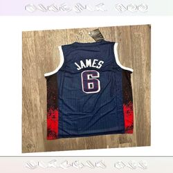 LeBron James USA Jersey Authentic Sports Apparel impact head