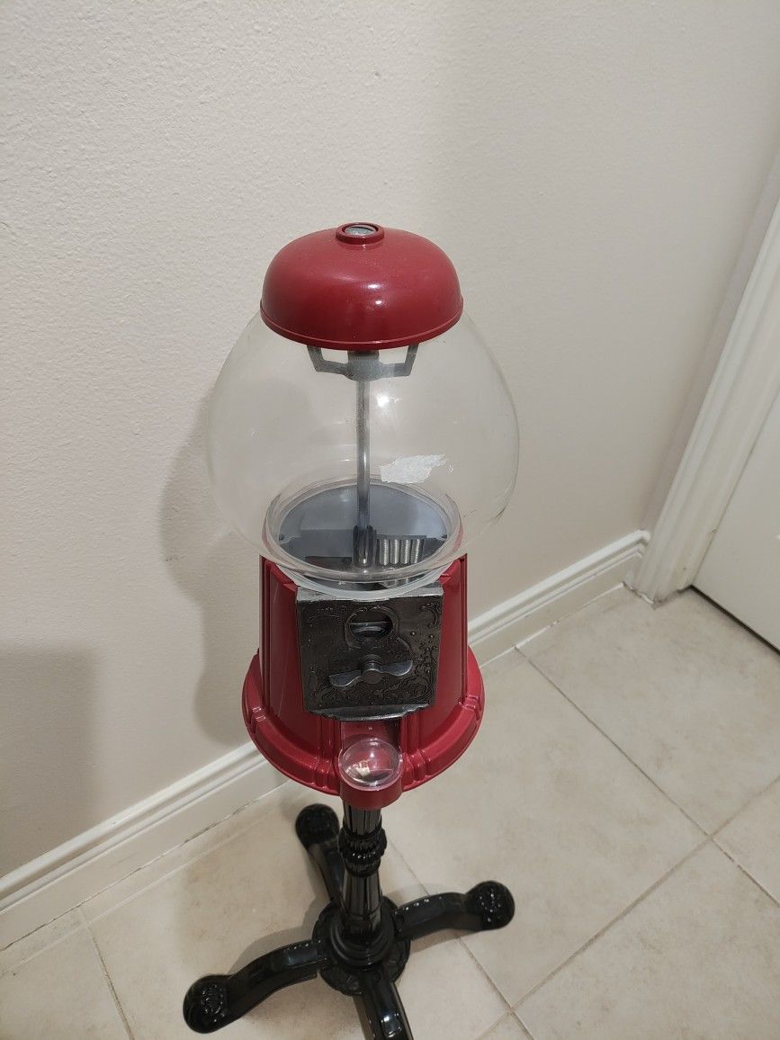 Large Gumball Bank with Stand
