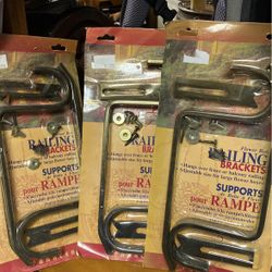 3 Railing Brackets 