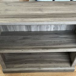 Sauder Miscellaneous Storage 2-Shelf Bookcase/ Book shelf, Salt Oak finish