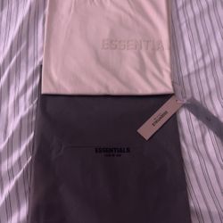 Essentials Fear Of God Tee Shirt “Egg Shell”