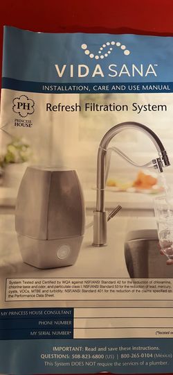 Princess house water filtration