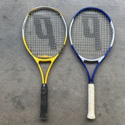 2 Prince Tennis Rackets – Oversize Heads (Good Condition)
