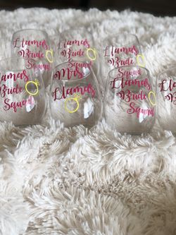 Personalized wine cups