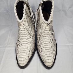 Real Python and Goat Leather Boots