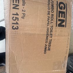 Gen jumbo toilet tissue 2 ply 6 rolls