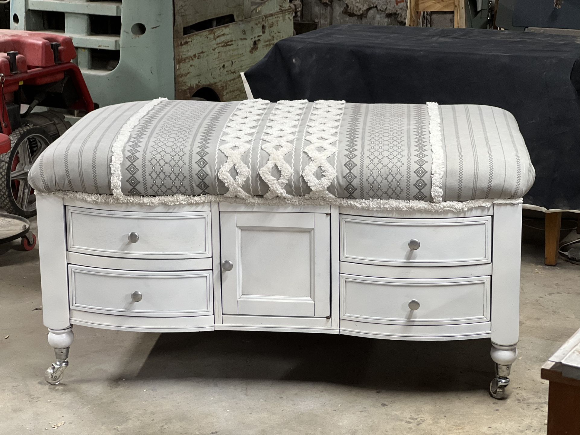 Converted Ottoman / Coffee Table