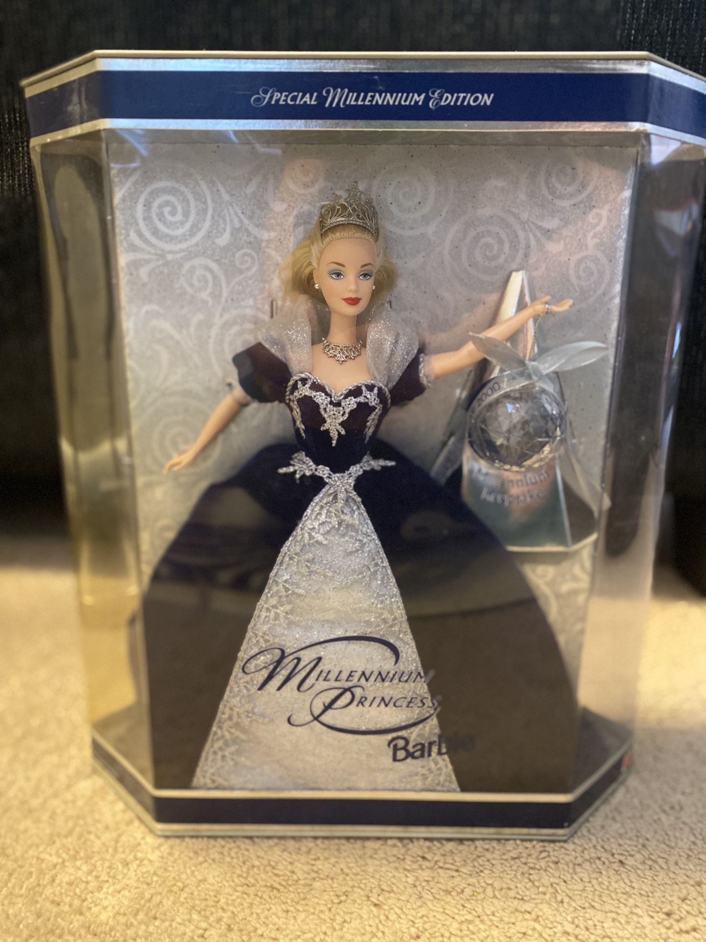Rare 2000 Millennium Princess Barbie Doll, Special Edition, With Keepsake, NIB