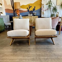 New Beige Accent Chairs $575 Each 
