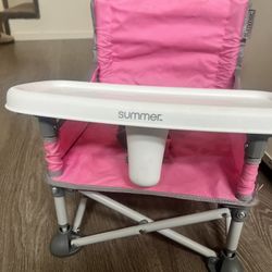 Pink Summer Baby Chair