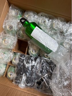 x70 green water bottles 20oz aluminum