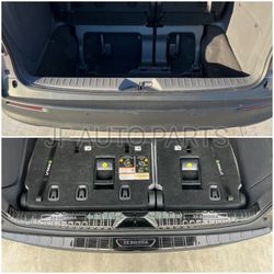 Black stainless Rear Bumper Protector Cover 2 Pcs For Toyota Sienna 2021-2023