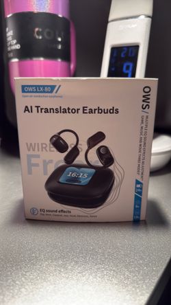 AI Translator Earbuds touch headset