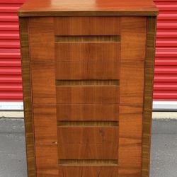 Antique Tall Dresser - Mid Century 