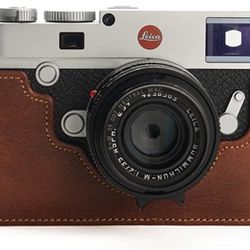 BolinUS Handmade Genuine Leather Half Camera Case/Bag For Leica M10