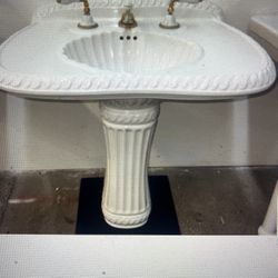 Sherle Wagner Sink And Pedestal 