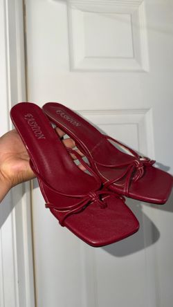 SHEIN Red/Burgundy Heels