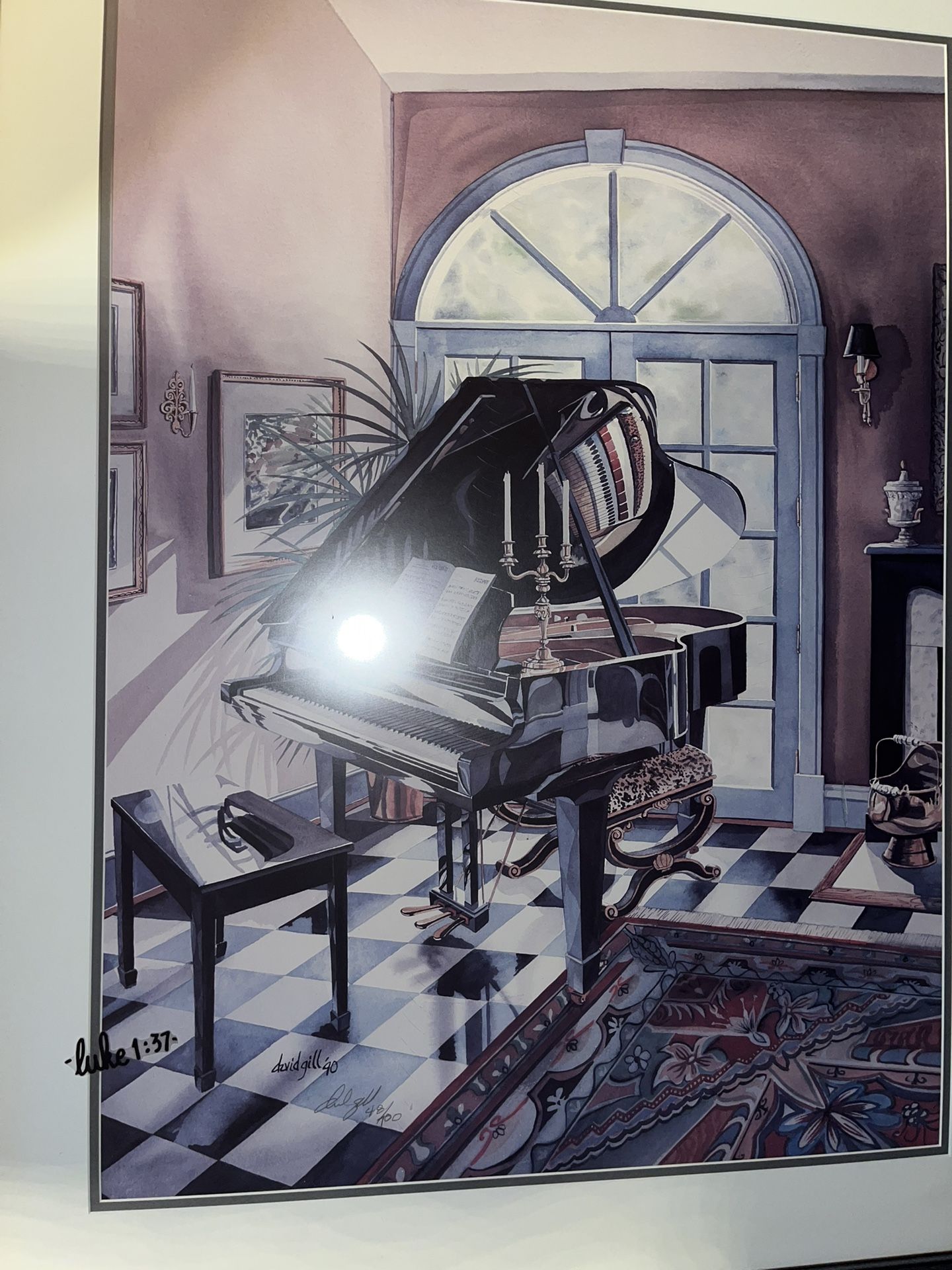 Big Hang On The Wall Piano Painting