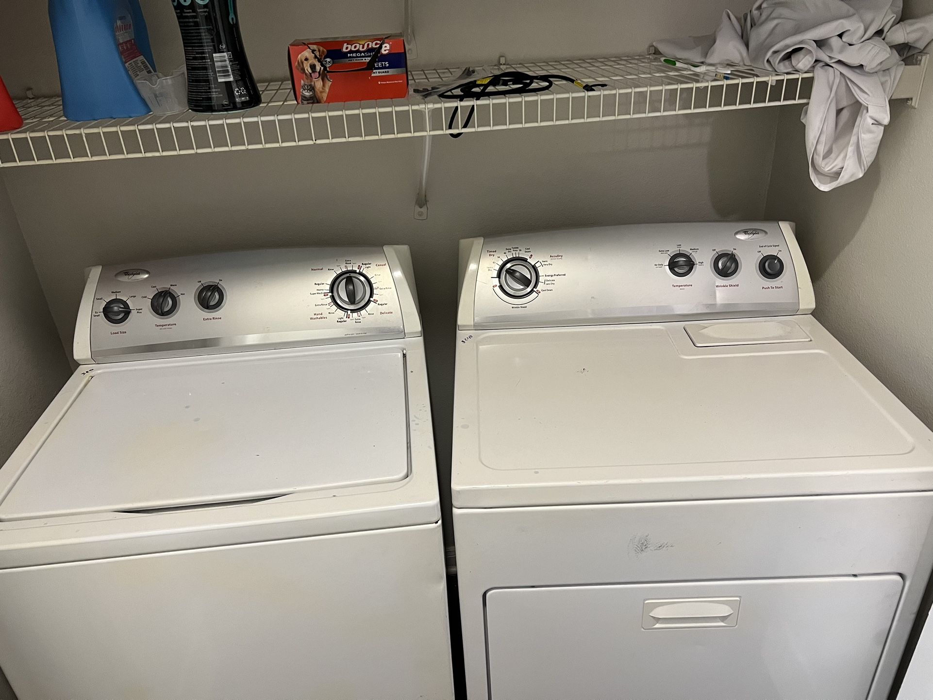 Whirlpool Washer Dryer Set