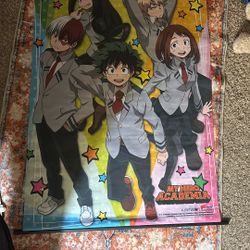 Funimation My Hero Academia Scroll Poster 