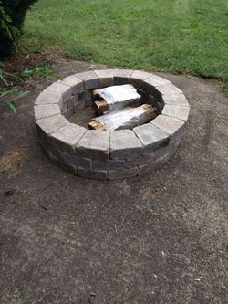 Unilock sunset firepit