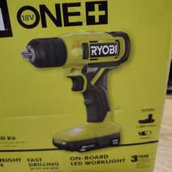 Ryobi Drill With Battery And Charger