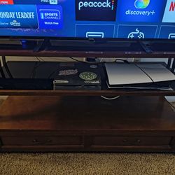 Glass Tv Stand With Storage 