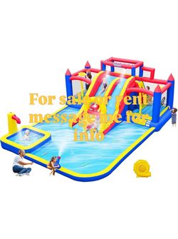 Easyair Inflatable Water Park Bounce House