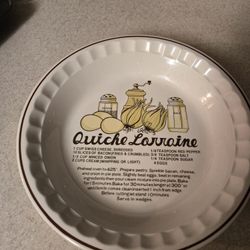 Quiche LORRAINE Recipe Dish