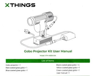 X things Gobo Projector Kit NEW
