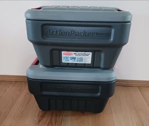8 gallon Action Packer tote (like new)