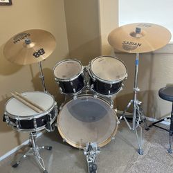 Ludwig Drum Set – 5-Piece + Sabian Cymbals – $350 (Chandler, AZ)