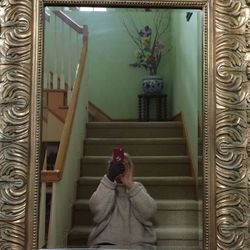 Large Mirror With Gold Scroll frame H 50” W 38” $199.00