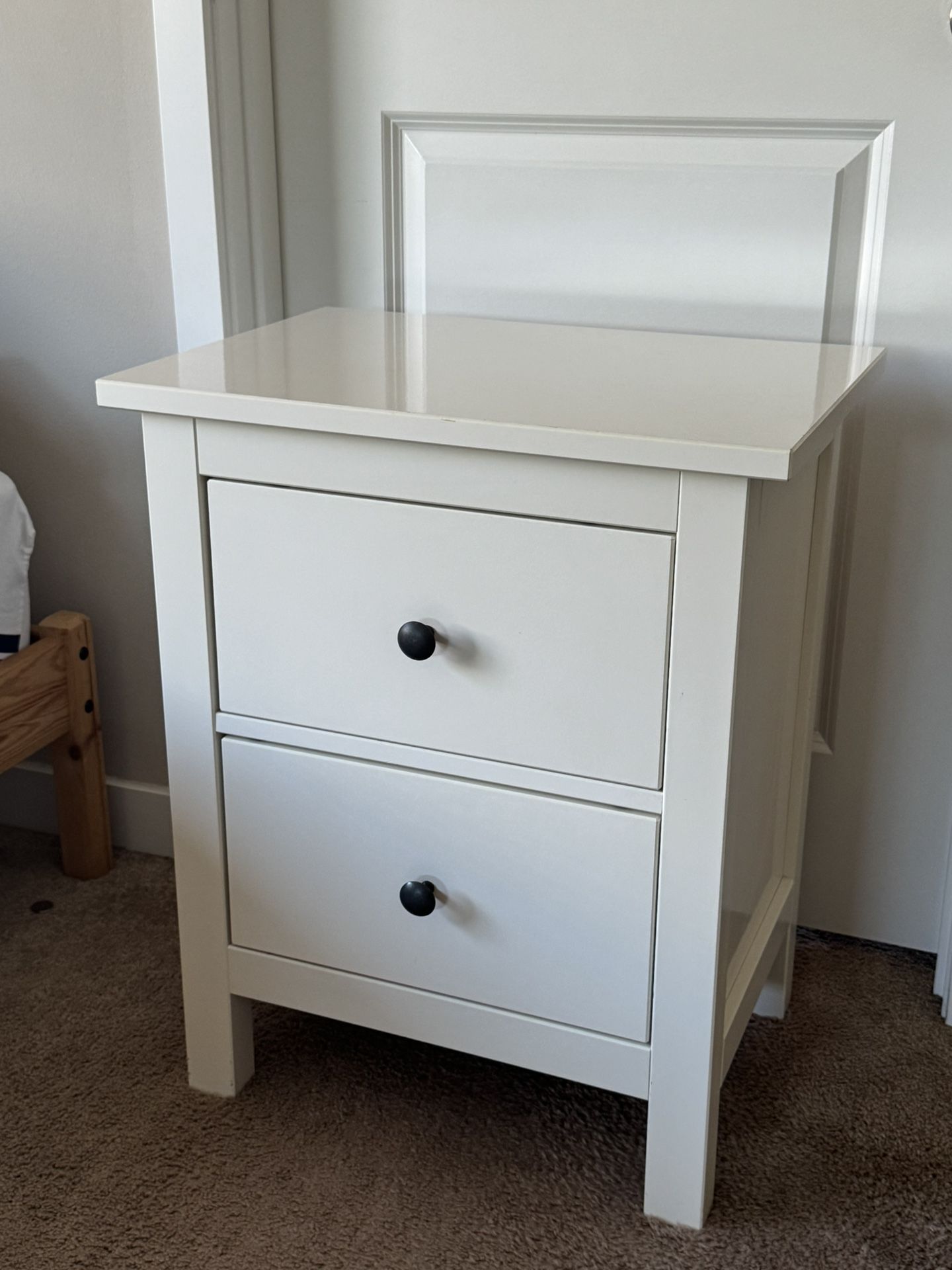 Ikea Hemnes 2 Drawer Glossy