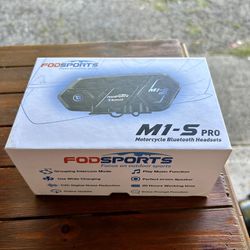 M1 S Pro Set Of Bluetooth Motorcycle Headset
