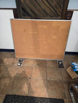 Cork Board w/ Aluminum Frame - 4x3ft
