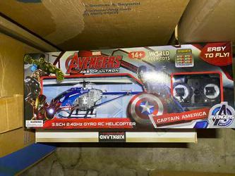 New in Box -Avengers RC Helicopter - Captain America