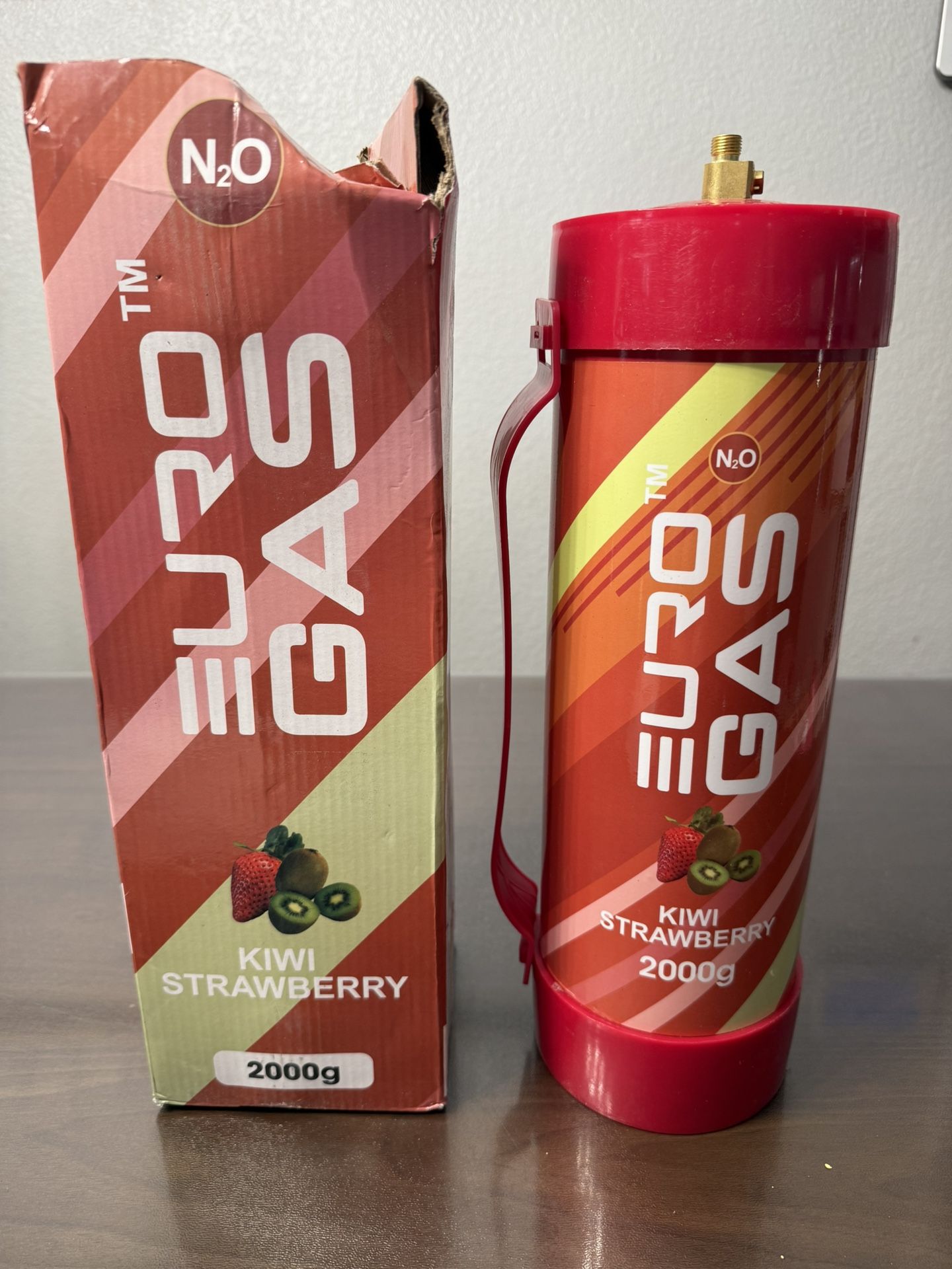 EURO GAS | N20 | 2000G | KIWI STRAWBERRY | FOOD GRADE | Coachella