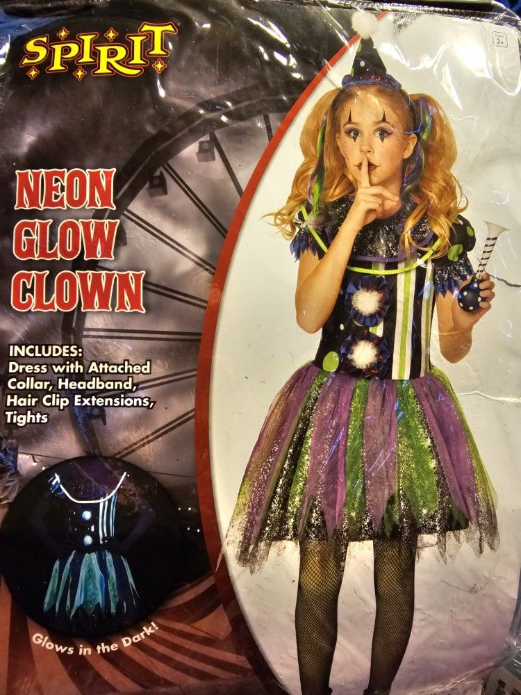 Girls Clown COSTUME