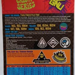 GNU Carbon Credit 143 cm BTX Banana Tech with Magna Traction