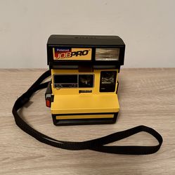 Vintage Untested Polaroid 600 Cool Cam - Yellow & Black