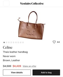 celine triomphe bag vestiaire collective