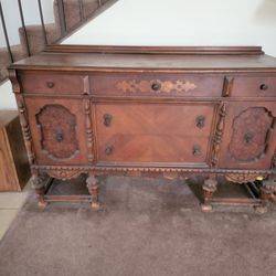 Antique vintage credenza