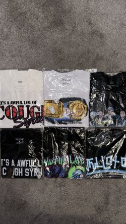 Awful Lot Of Cough Syrup Shirts