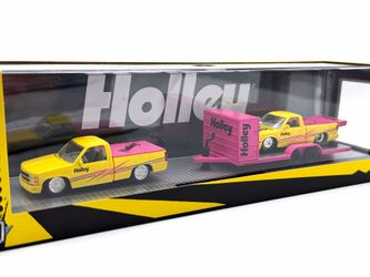 M2 1:64 Scale Diecast Hauler Set - 1992 Chevrolet C1500 SS 454 & 1995 Chevrolet S10