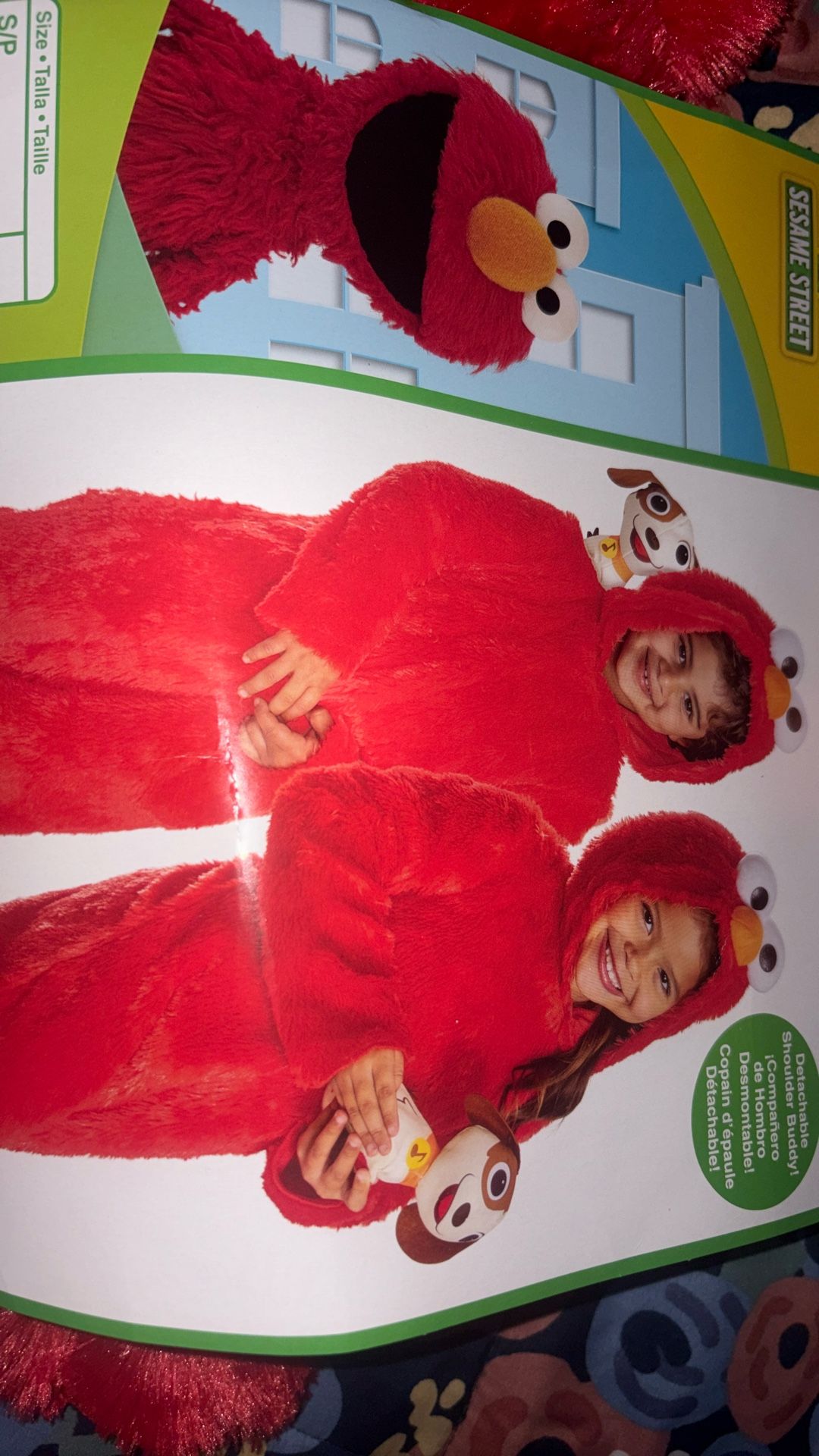 Elmo Toddler Costume Size 2T