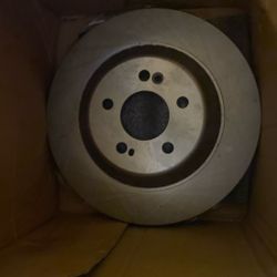 A-Premium 12.59 inch (320mm) Rear Vented Disc Brake Rotors + Ceramic Pads 