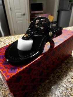 Black miller sandals