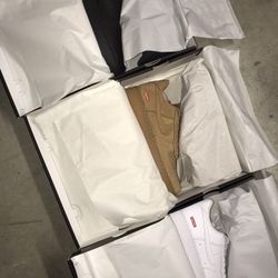 Supreme Air Force One 1 one wheat white black brown flax box logo tee shirt hoodie hat jacket  8 8.5 9 9.5 10.5 11 12 13 af1 nike off white virgil