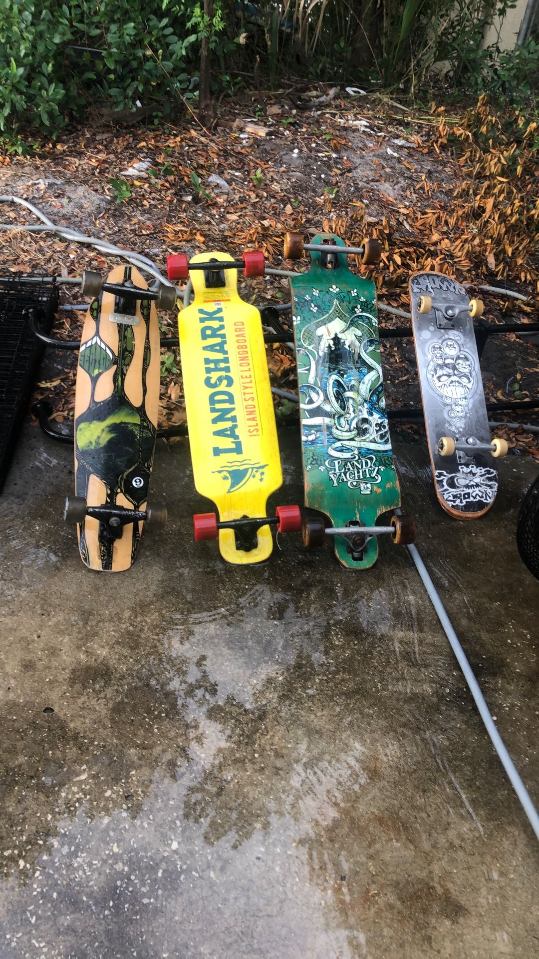 4 Skate Boards Sale Outside Everything Must Go